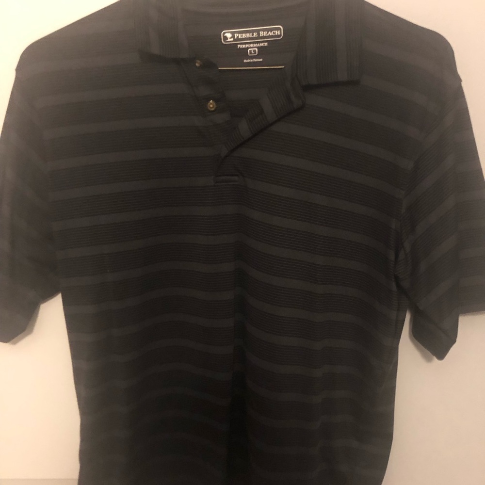 Mens Golf Shirt Size Large by Pebble Beach